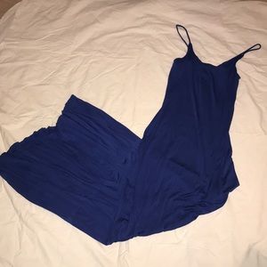 Royal blue maxi dress